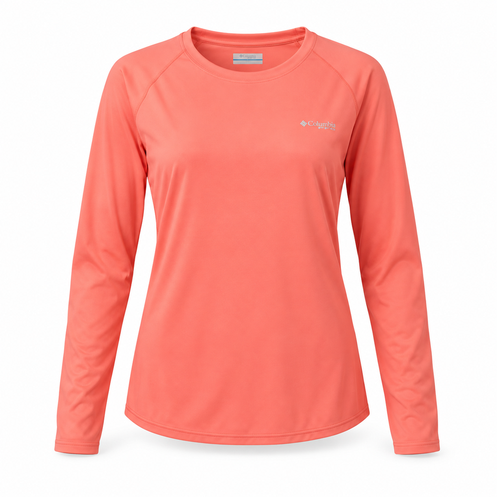 Camiseta manga larga Tidal Sands – Coral – S