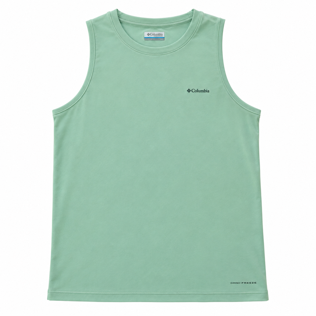 Camiseta sin mangas Columbia River Chill Refresh – Verde oliva – L