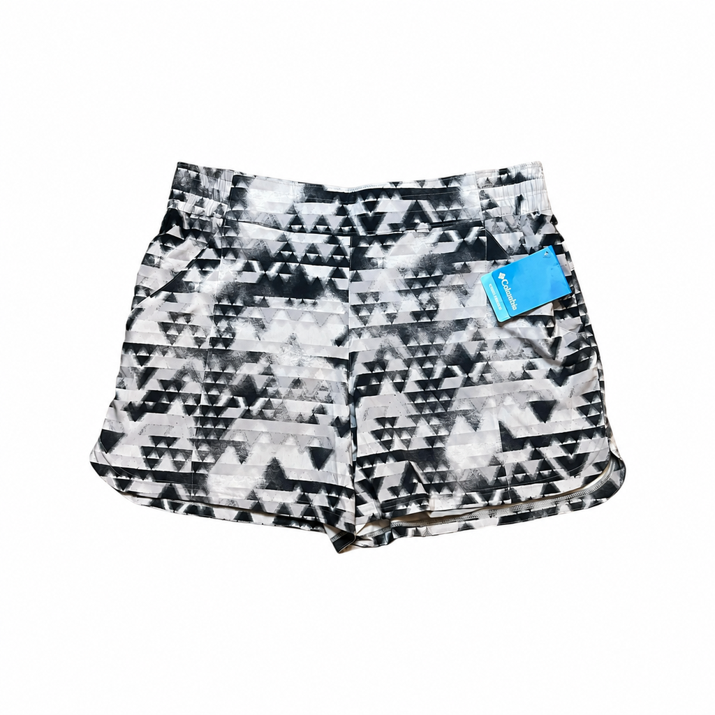 Short Columbia Lazy Creek Chill Zero para mujer – Estampado blanco y negro – Xs