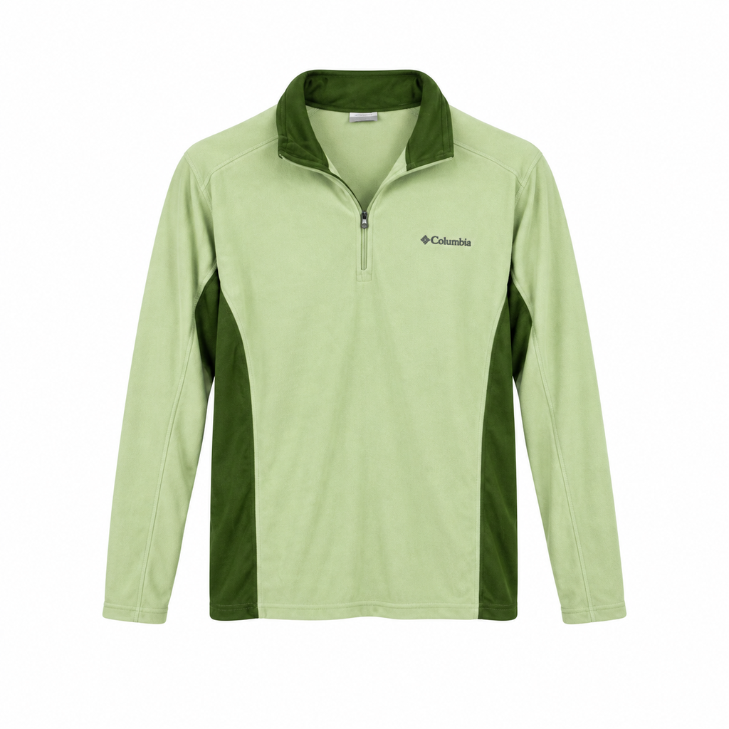 Pulóver Columbia Pine Ridge Half Zip para hombre – verde – M